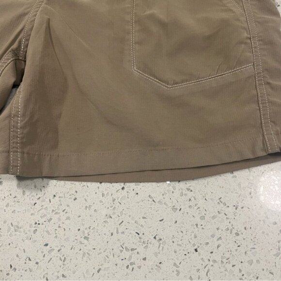 KUHL Outdoor Tan Hiking Shorts | Snap Button, Zip & Drawstring | Women’s Sz 10 - Picture 6 of 10